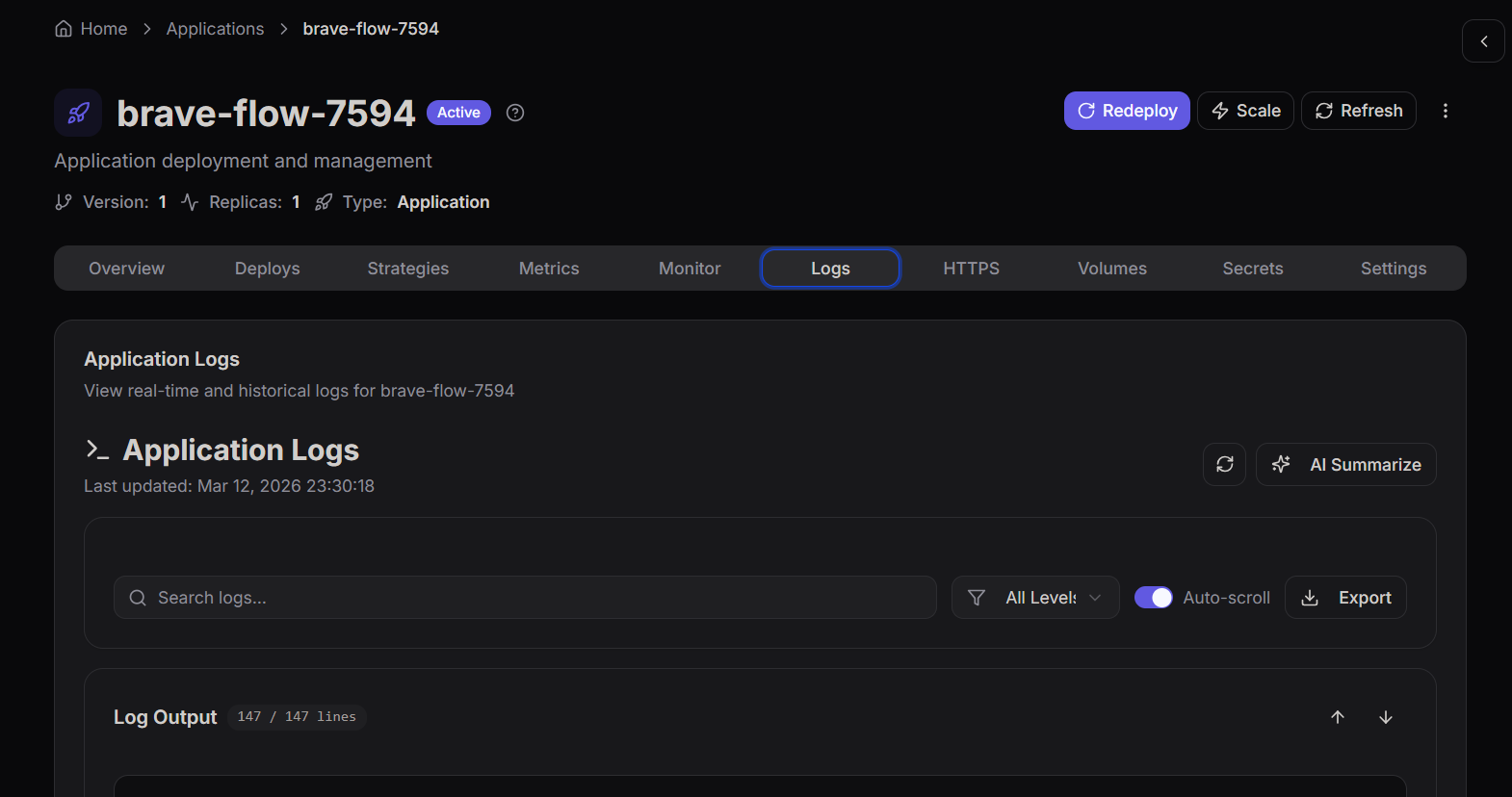 Application Logs Overview