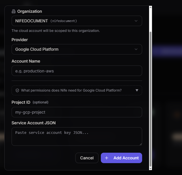 AWS Account Form Complete