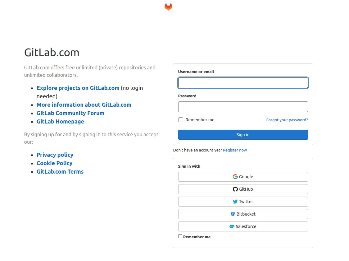 GitLab Sign in