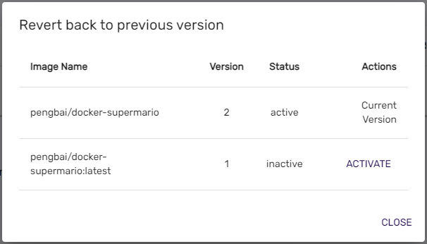 Revert back to previous version