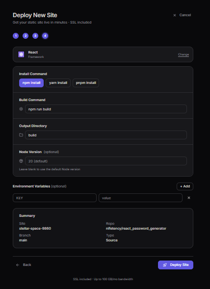 Site Configuration