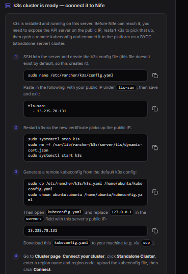 K3s Cluster Setup Instructions