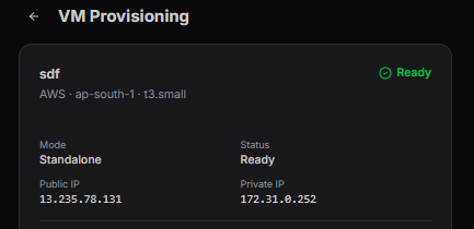 Standalone Ready Status
