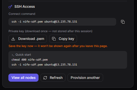 SSH Access Instructions